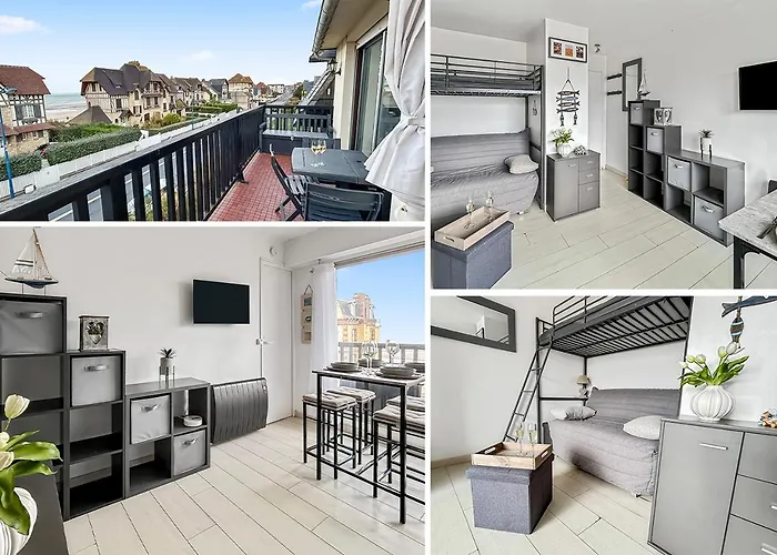 Manon's Vue Mer, Grand Balcon Et Parking Villers-sur-Mer