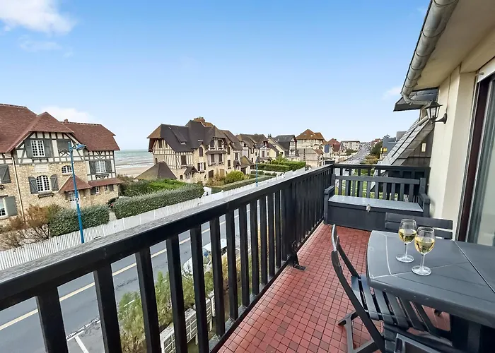 Apartmán Manon's Vue Mer, Grand Balcon Et Parking Villers-sur-Mer